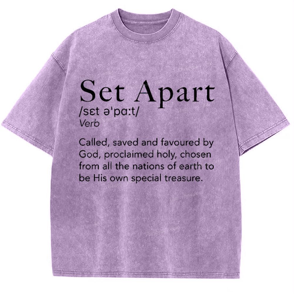 Set Apart Snowflake Vintage Washed T-Shirt