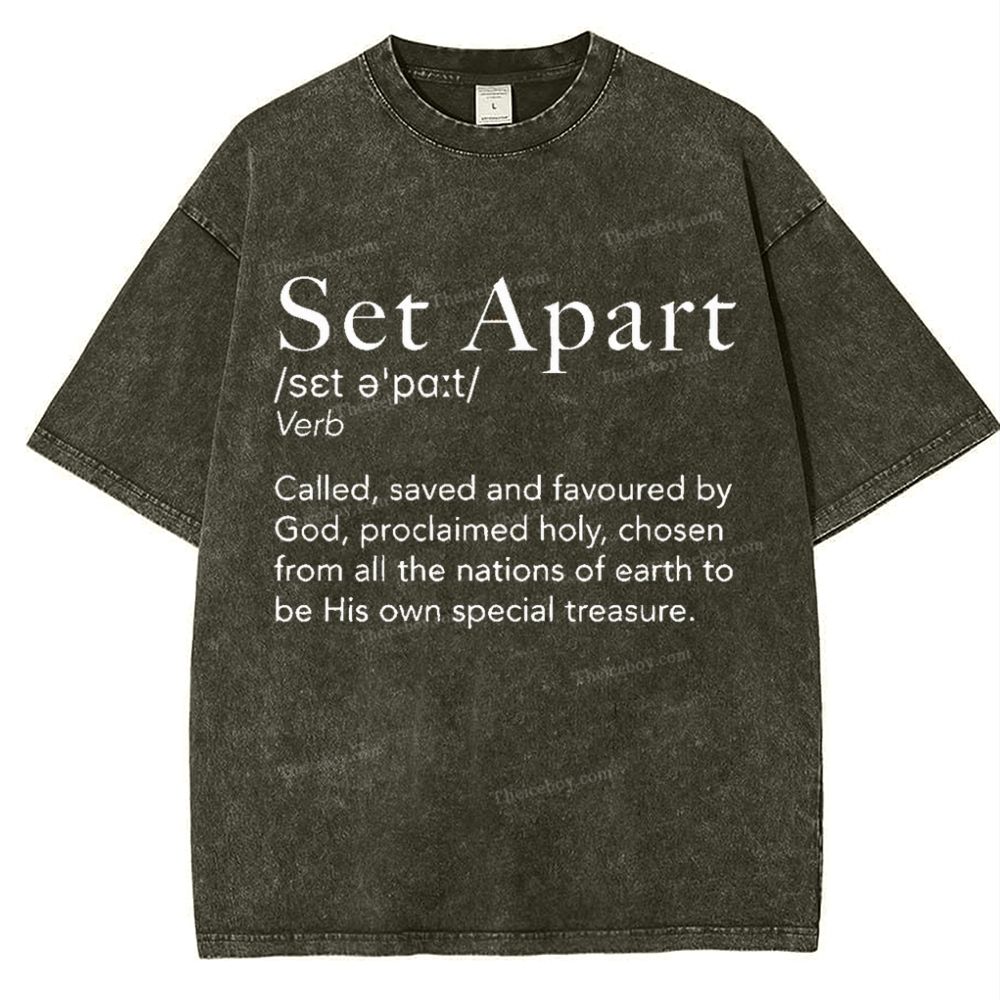 Set Apart Snowflake Vintage Washed T-Shirt