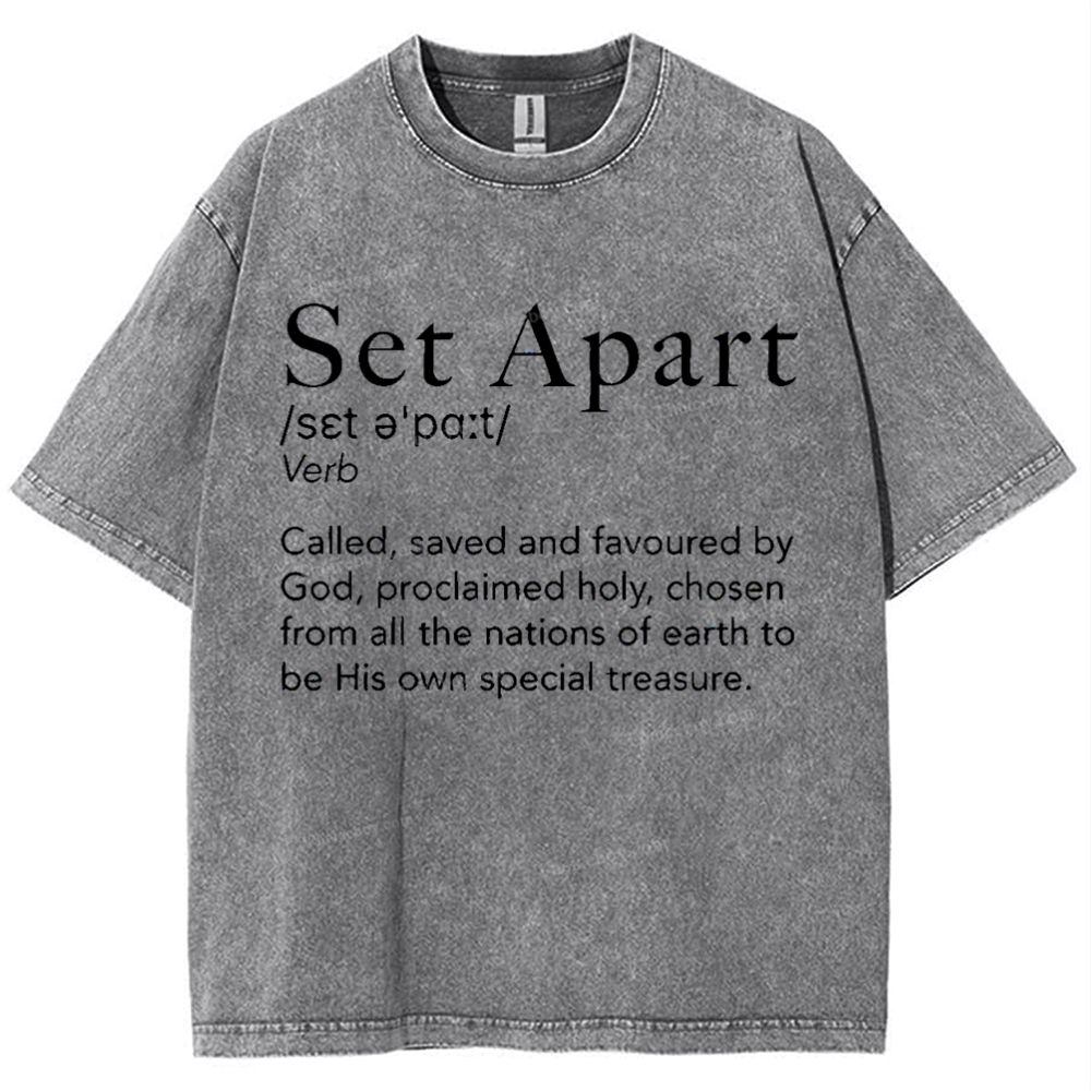Set Apart Snowflake Vintage Washed T-Shirt
