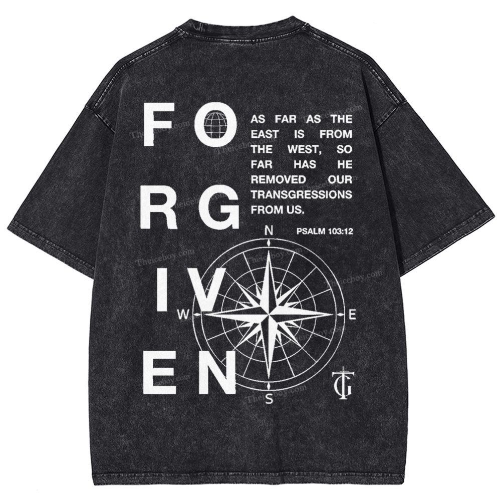 Forgiven Snowflake Vintage Washed T-Shirt