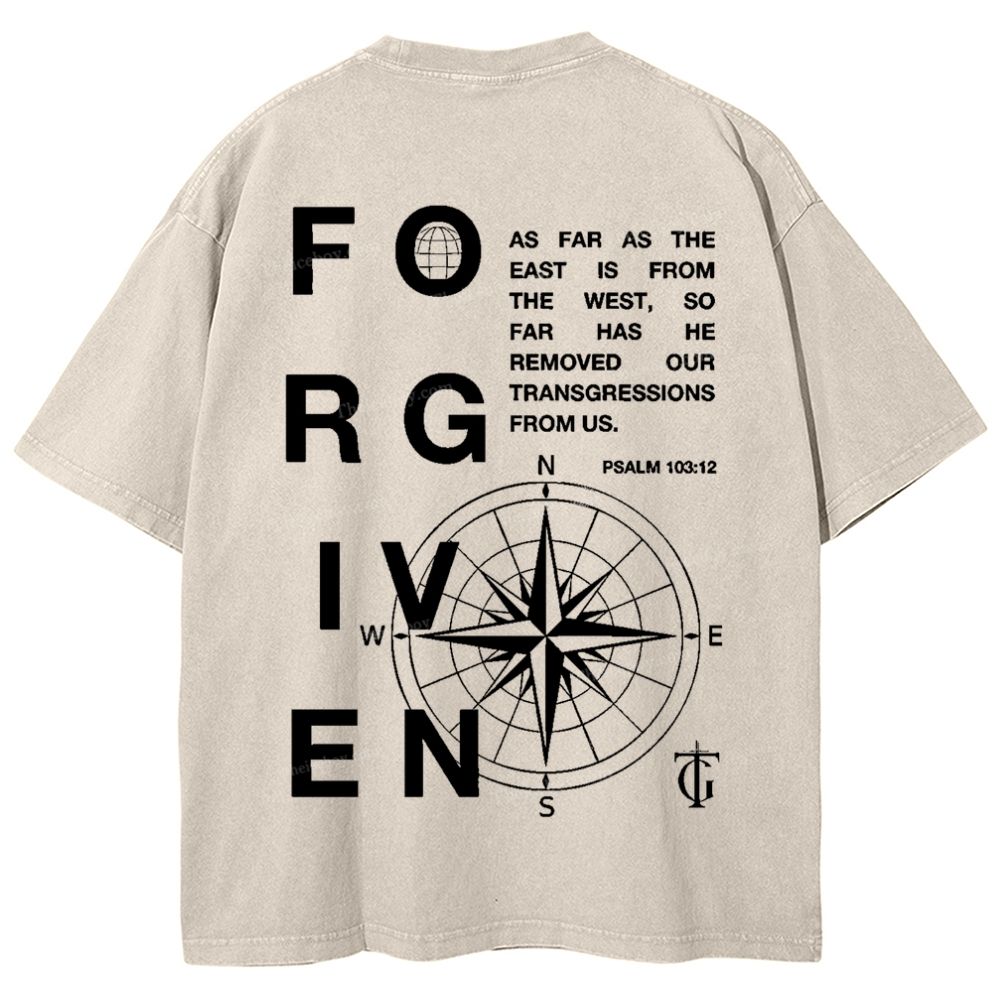 Forgiven Snowflake Vintage Washed T-Shirt