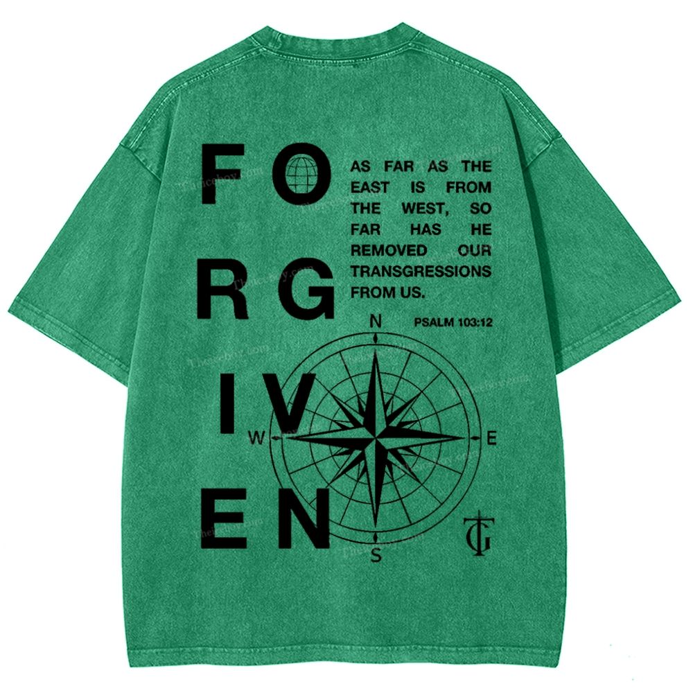 Forgiven Snowflake Vintage Washed T-Shirt