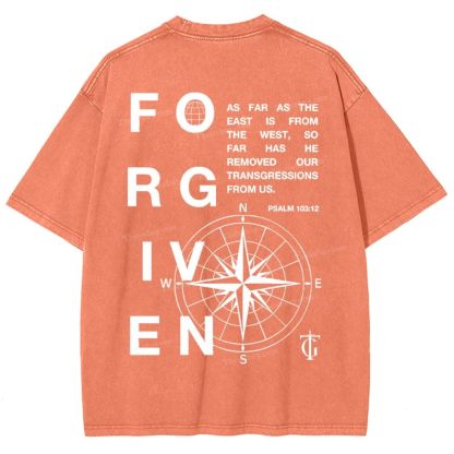Forgiven Snowflake Vintage Washed T-Shirt