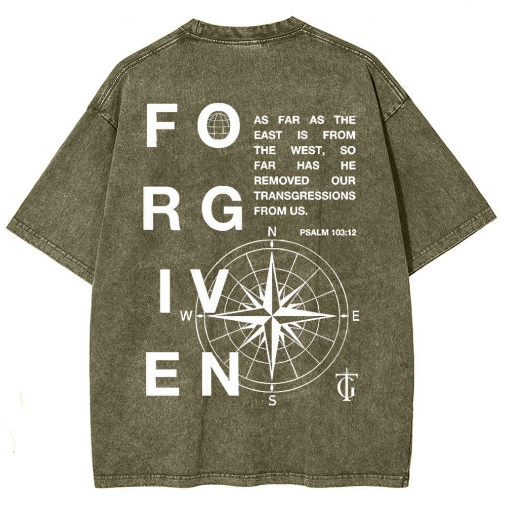 Forgiven Snowflake Vintage Washed T-Shirt
