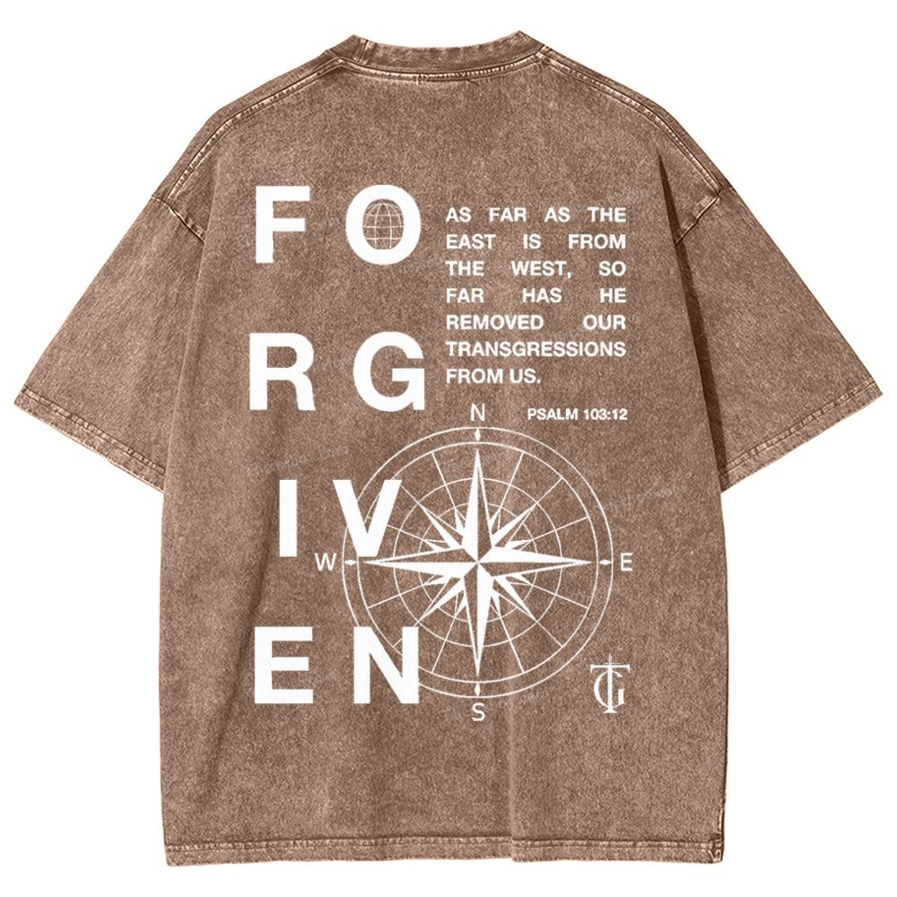 Forgiven Snowflake Vintage Washed T-Shirt