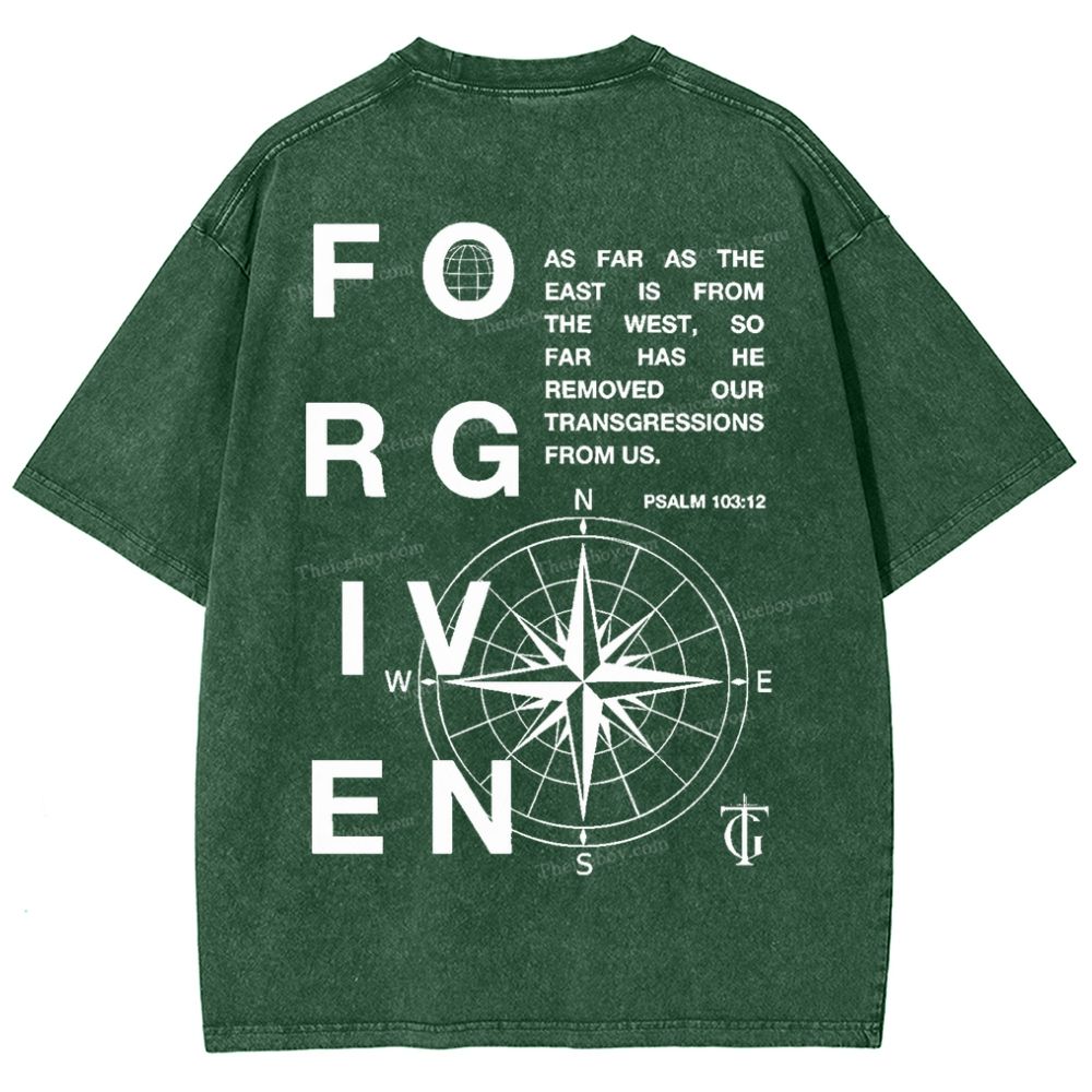 Forgiven Snowflake Vintage Washed T-Shirt