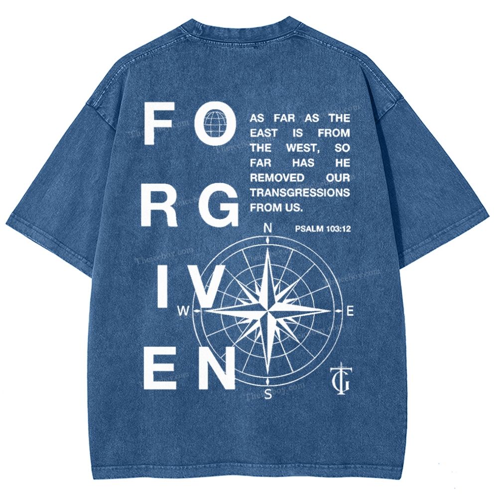Forgiven Snowflake Vintage Washed T-Shirt