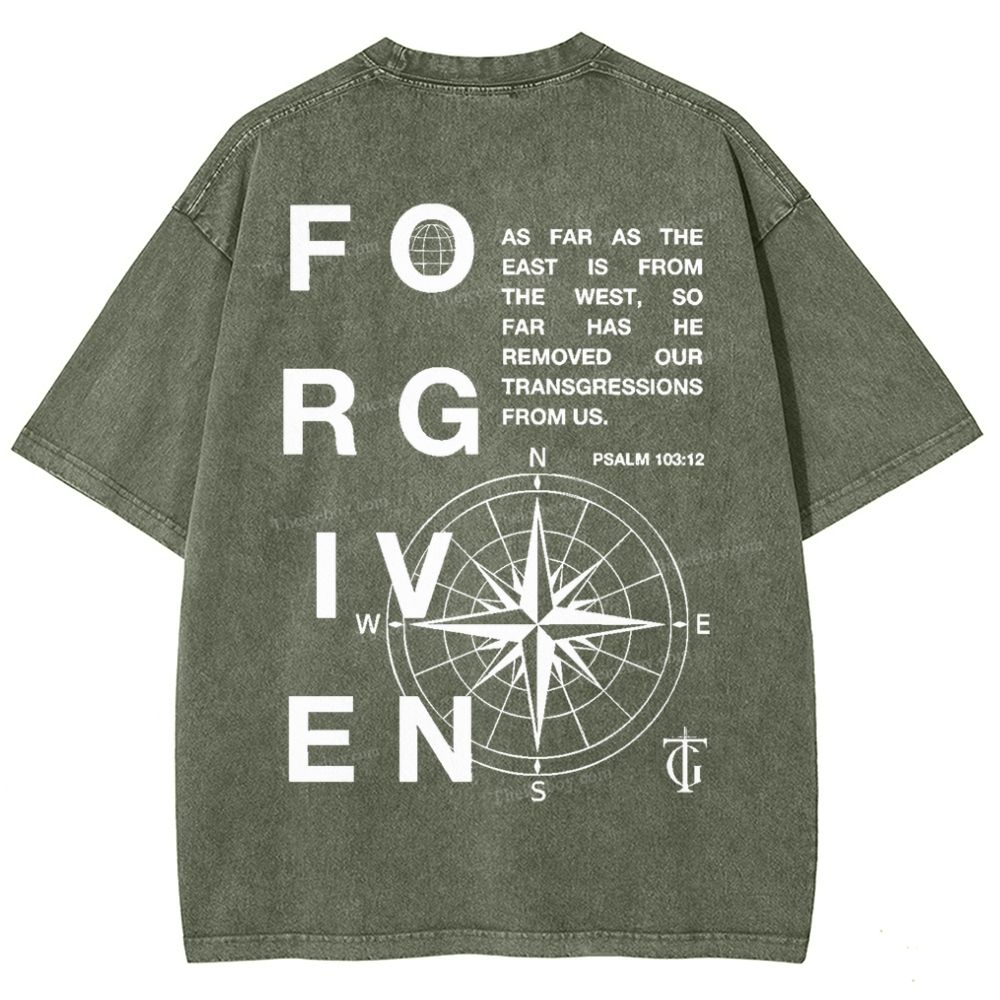 Forgiven Snowflake Vintage Washed T-Shirt