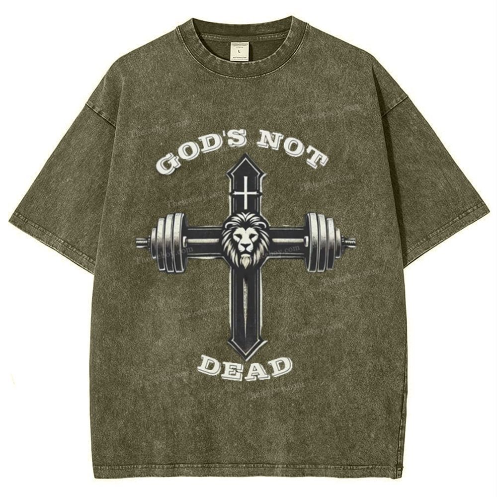 God's Not Dead Snowflake Vintage Washed T-Shirt
