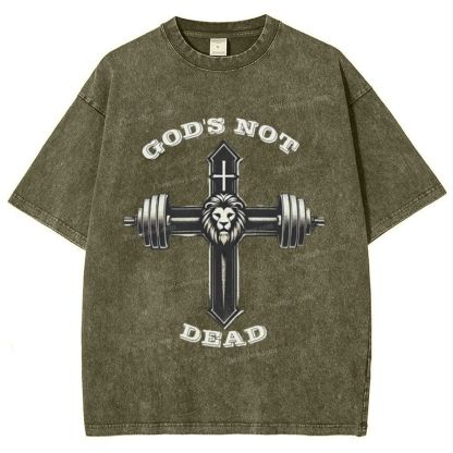 God's Not Dead Snowflake Vintage Washed T-Shirt