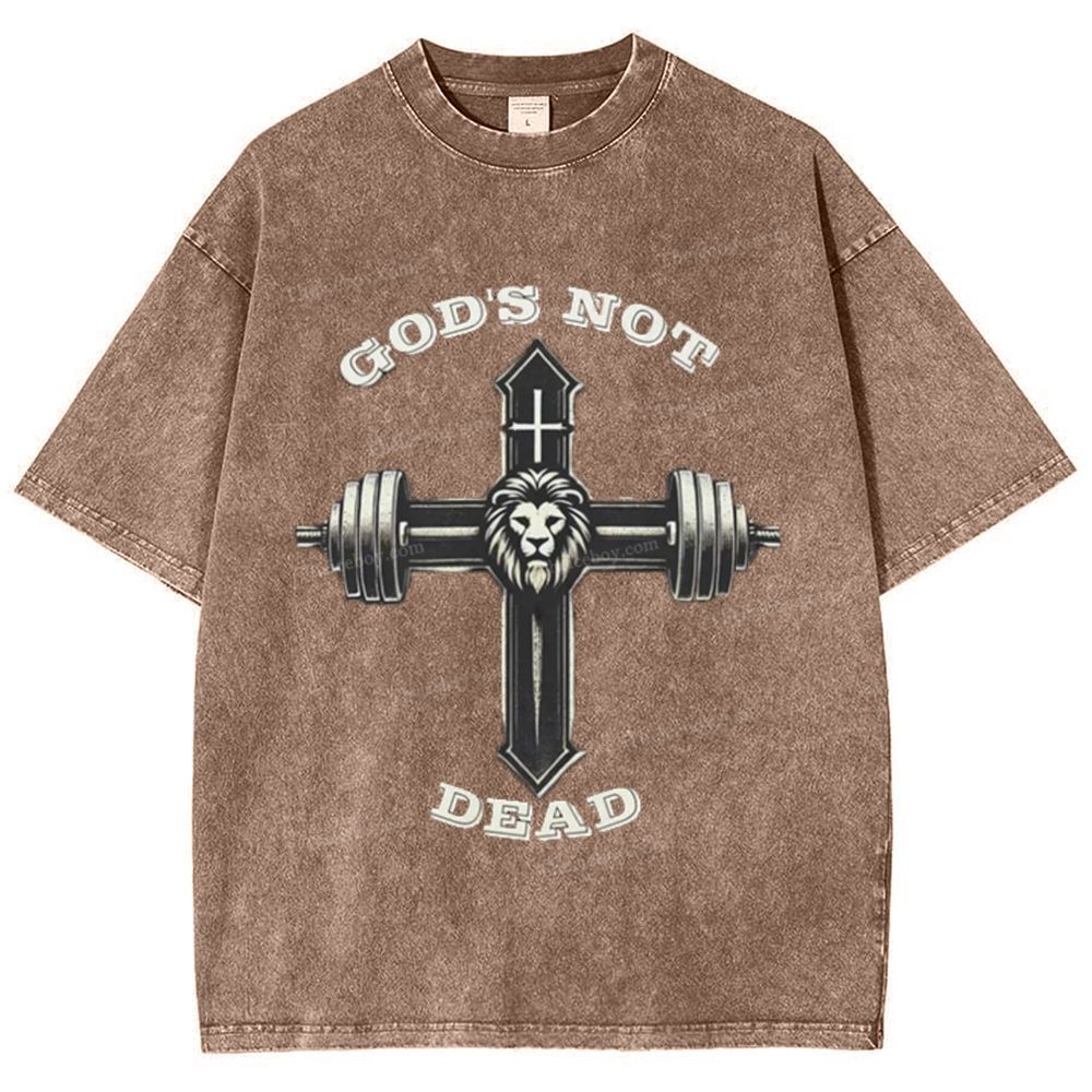 God's Not Dead Snowflake Vintage Washed T-Shirt