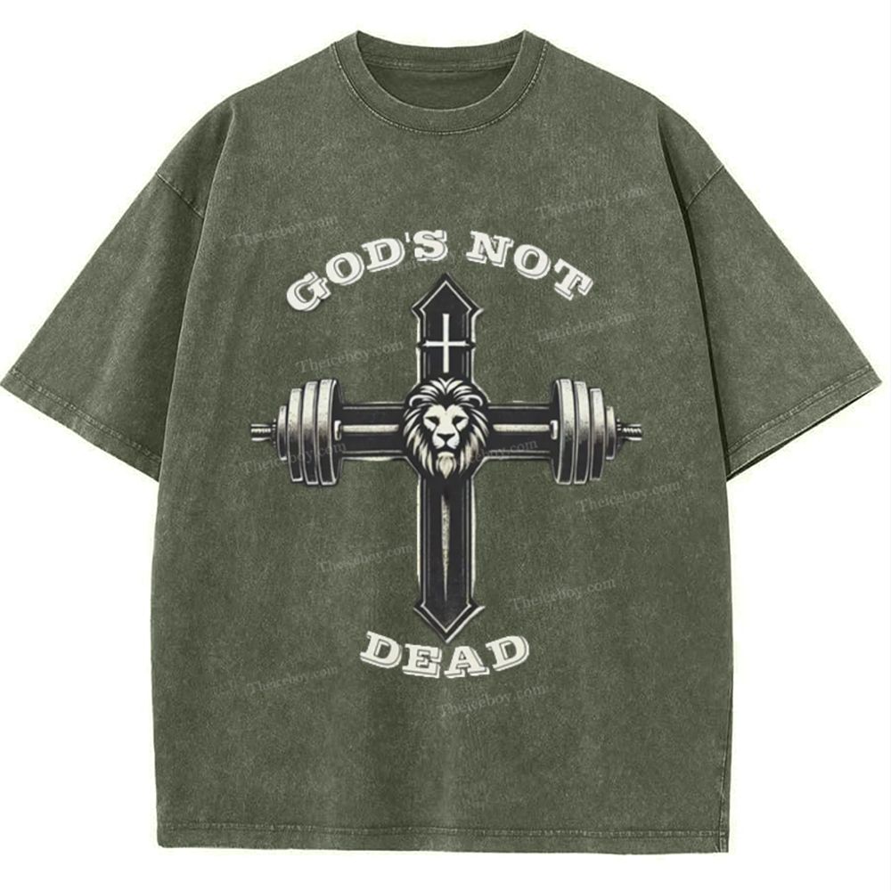 God's Not Dead Snowflake Vintage Washed T-Shirt