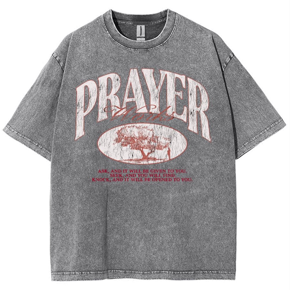 Prayer Snowflake Vintage Washed T-Shirt
