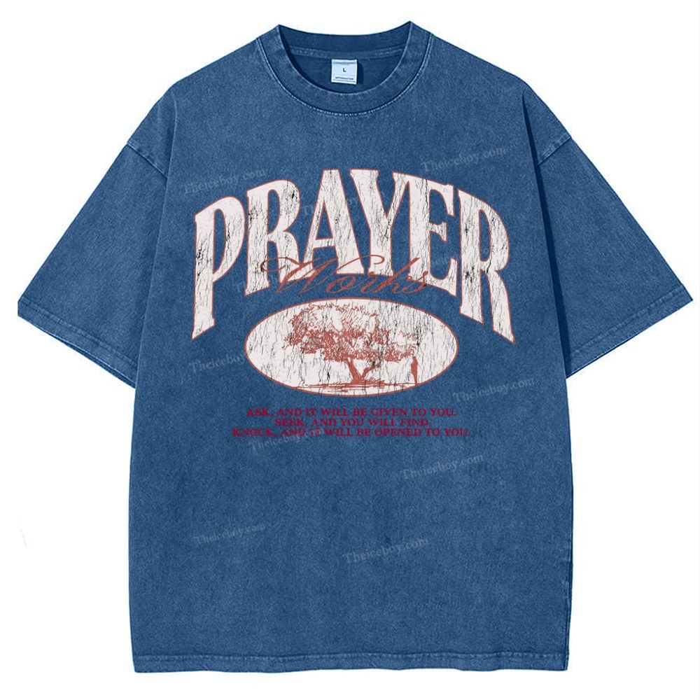 Prayer Snowflake Vintage Washed T-Shirt
