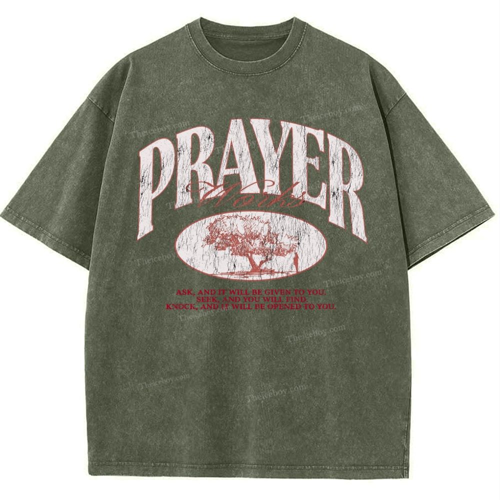 Prayer Snowflake Vintage Washed T-Shirt