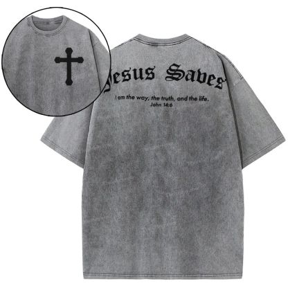 Jesus Sabes  Snowflake Vintage Washed T-Shirt