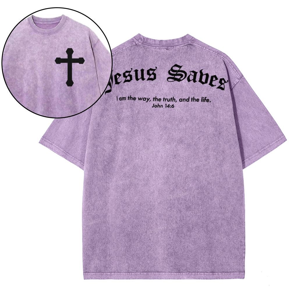 Jesus Sabes  Snowflake Vintage Washed T-Shirt