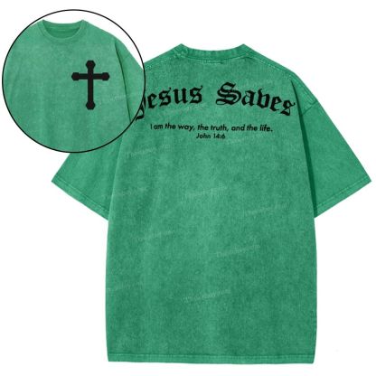 Jesus Sabes  Snowflake Vintage Washed T-Shirt