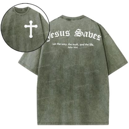 Jesus Sabes  Snowflake Vintage Washed T-Shirt