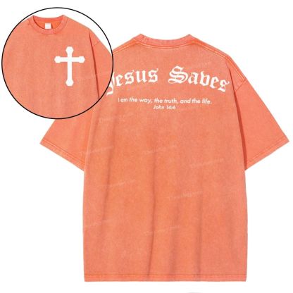 Jesus Sabes  Snowflake Vintage Washed T-Shirt
