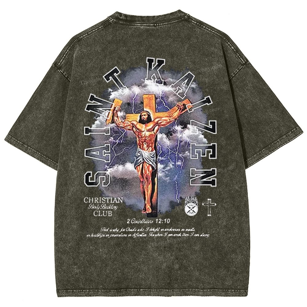 Saint Kaizen Snowflake Vintage Washed T-Shirt
