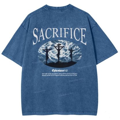 Sacrifice Snowflake Vintage Washed T-Shirt