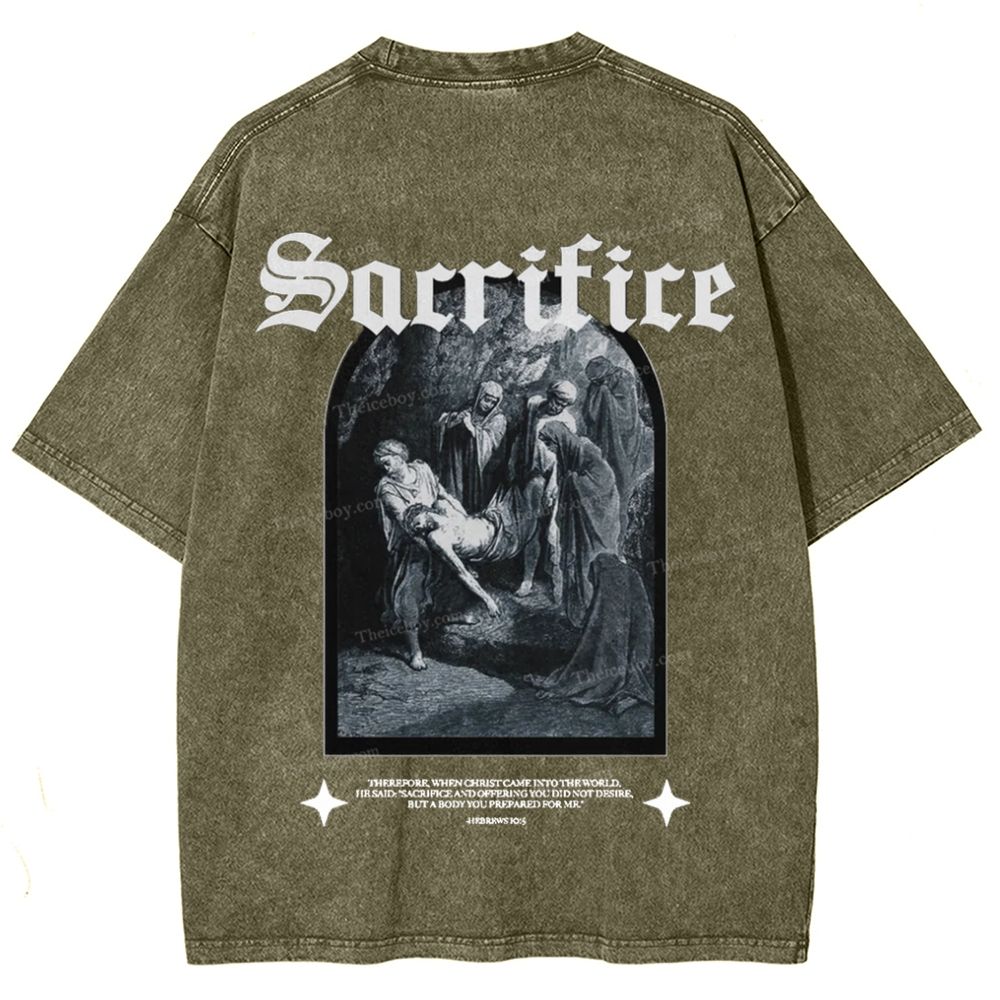 Sacrifice Snowflake Vintage Cotton T-Shirt