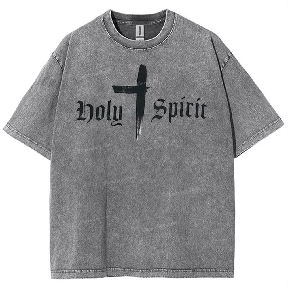 Holy Spirit Snowflake Vintage Washed T-Shirt