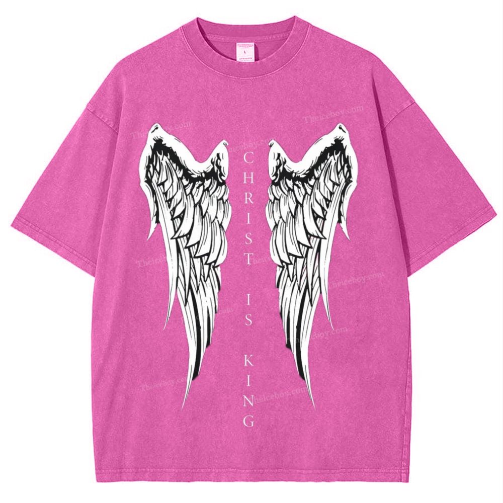 Christ Is King Snowflake Vintage Washed T-Shirt