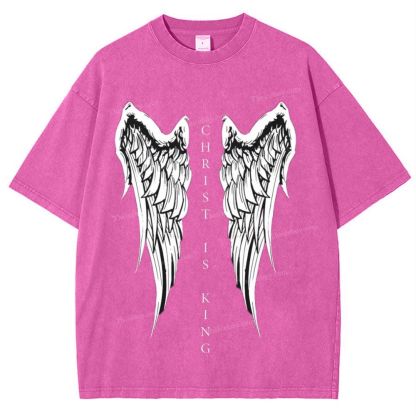 Christ Is King Snowflake Vintage Washed T-Shirt