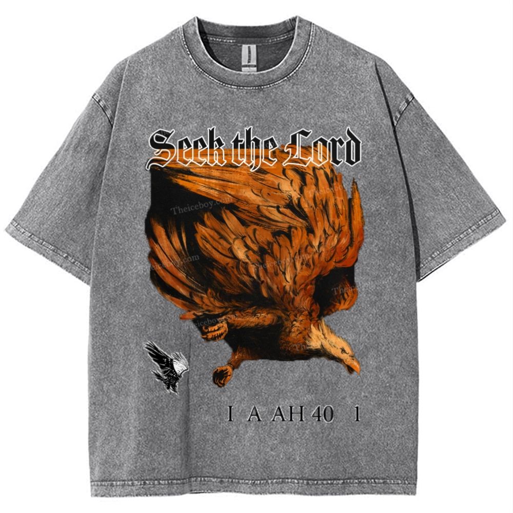 Seek The Lord Snowflake Vintage Washed T-Shirt