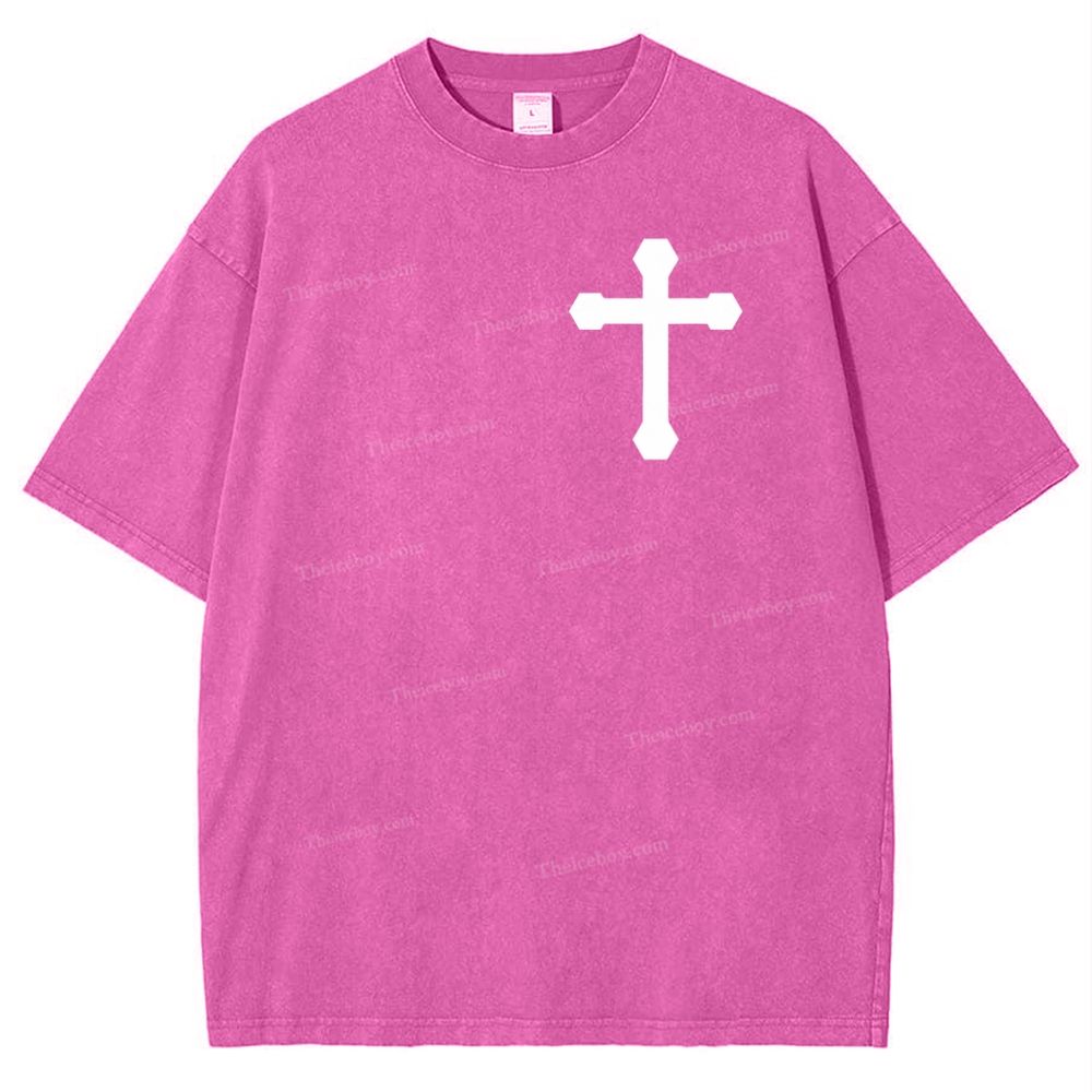 Disciple Of Christ Snowflake Vintage Washed T-Shirt