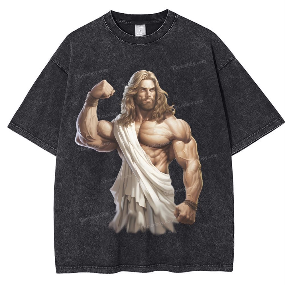 Nazarene Flex Snowflake Vintage Washed T-Shirt