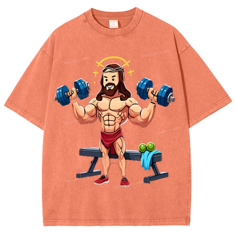 Source of Strength - The Company of Jesus Snowflake Vintage Washed T-Shirt