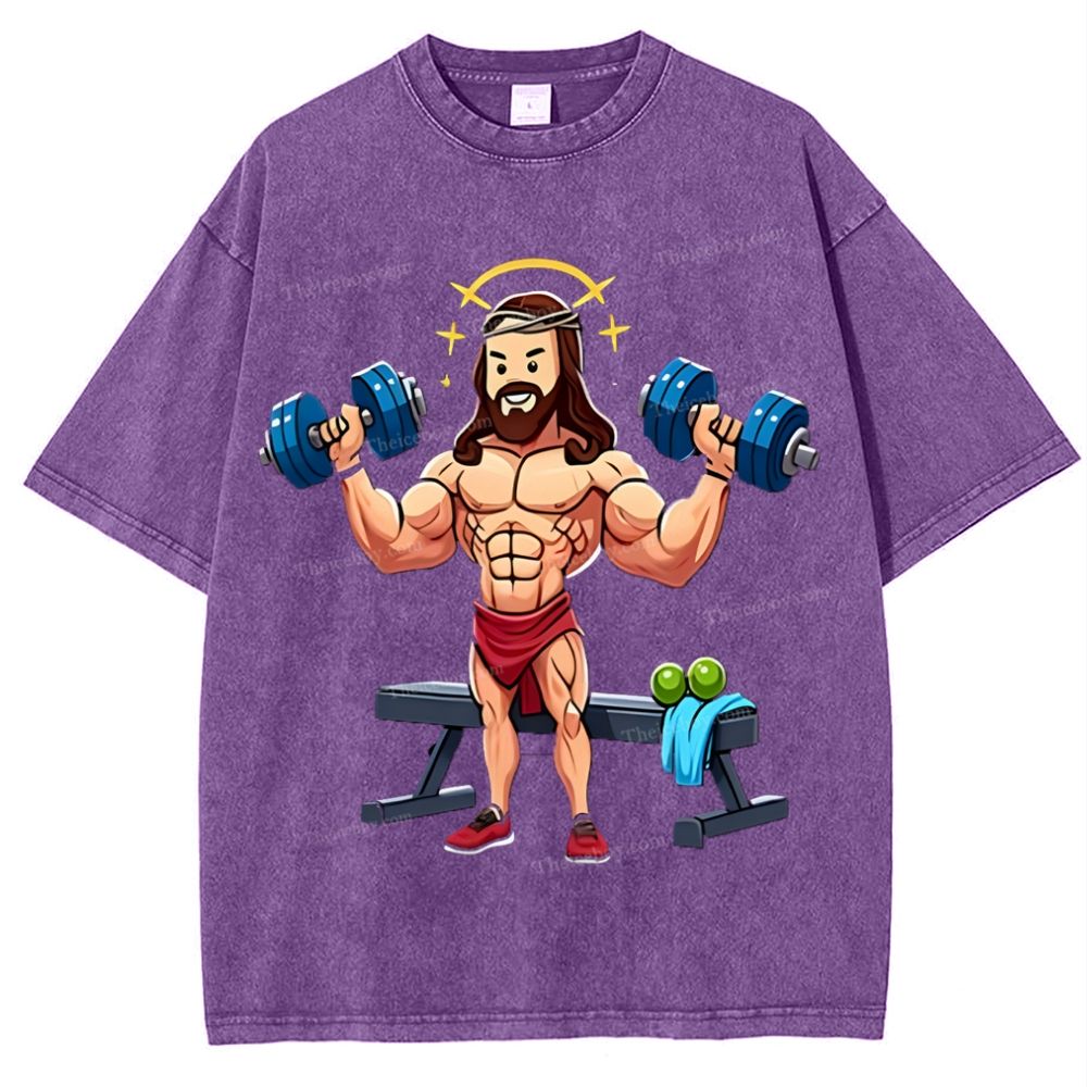 Source of Strength - The Company of Jesus Snowflake Vintage Washed T-Shirt