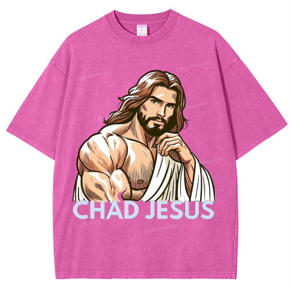 Chad Jesus Snowflake Vintage Washed T-Shirt