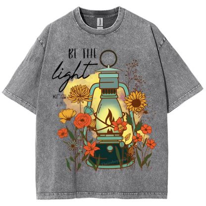 Be The Light Snowflake Vintage Washed T-Shirt