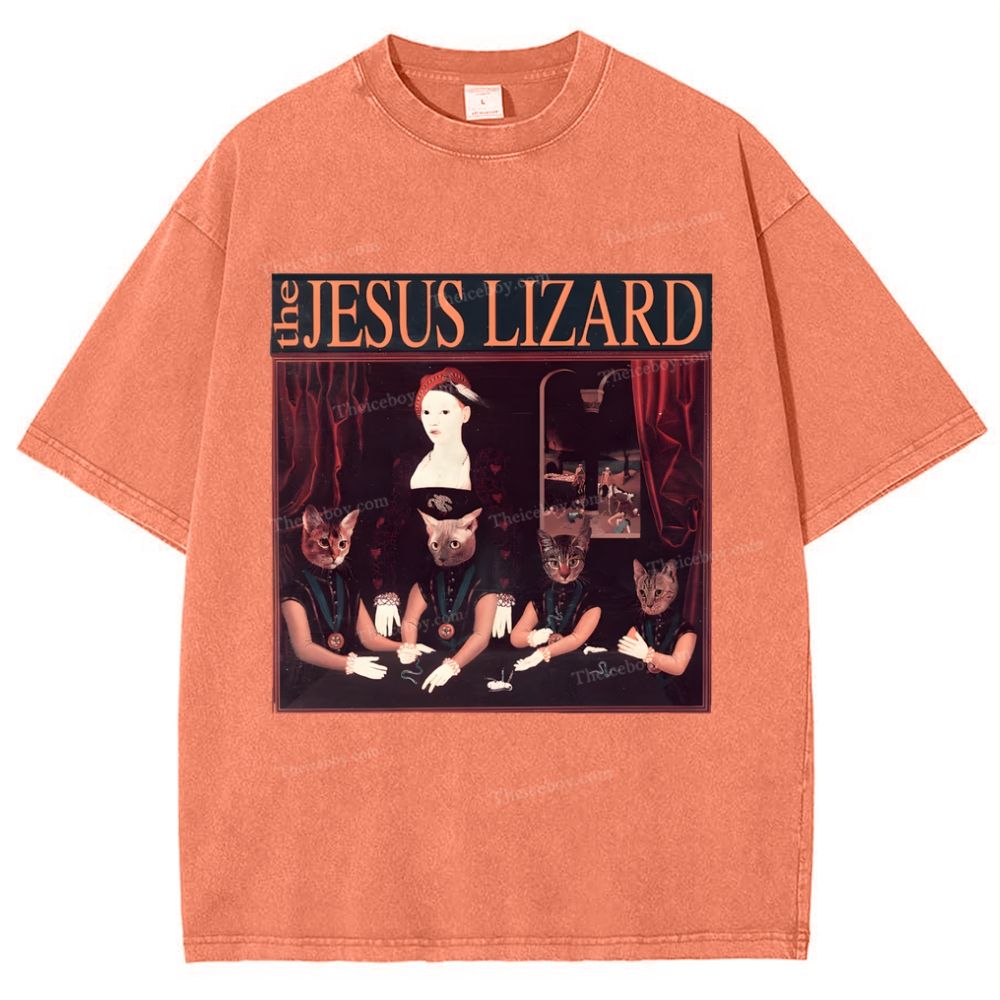 The Jesus Lizard Snowflake Snowflake Vintage Washed T-Shirt