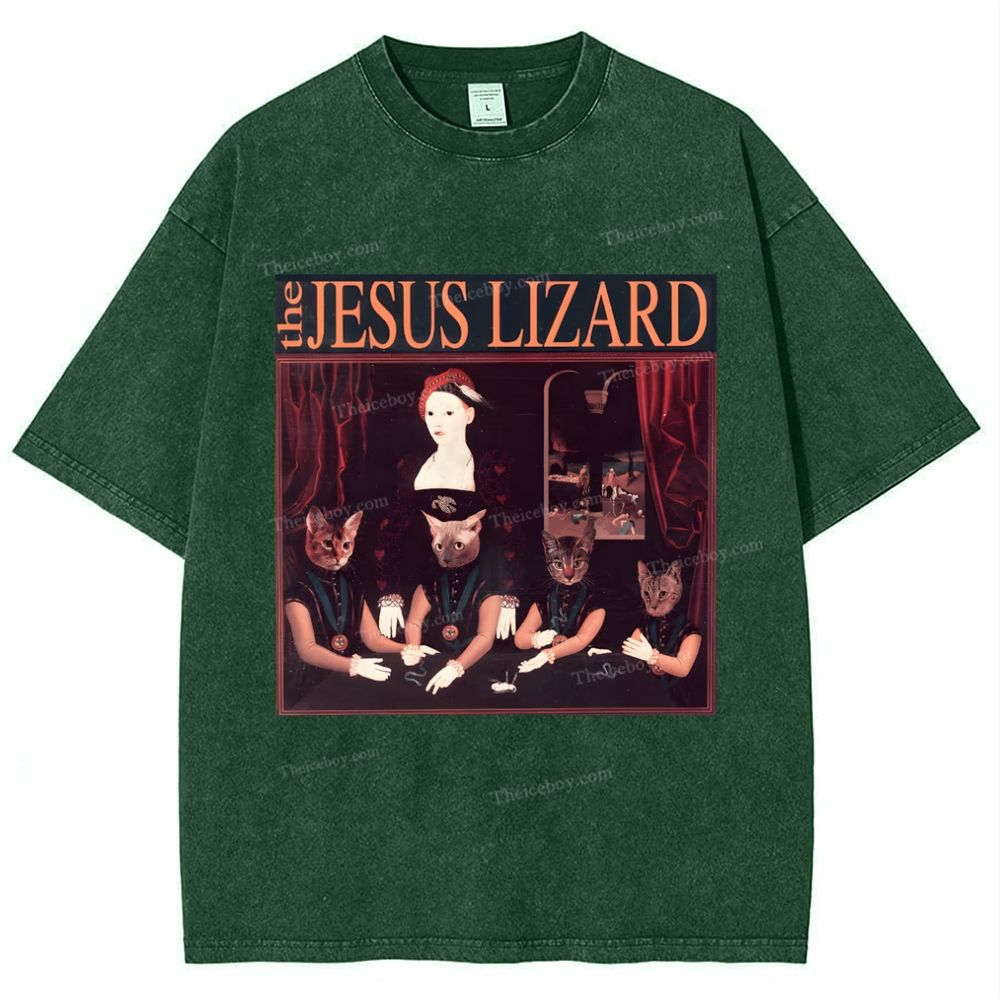 The Jesus Lizard Snowflake Snowflake Vintage Washed T-Shirt