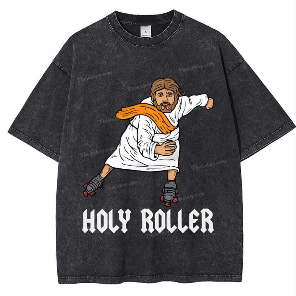 Holy Roller Snowflake Vintage Washed T-Shirt