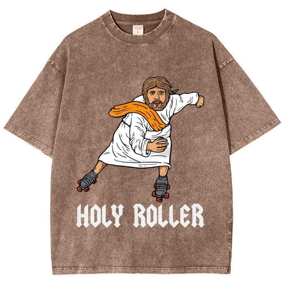 Holy Roller Snowflake Vintage Washed T-Shirt