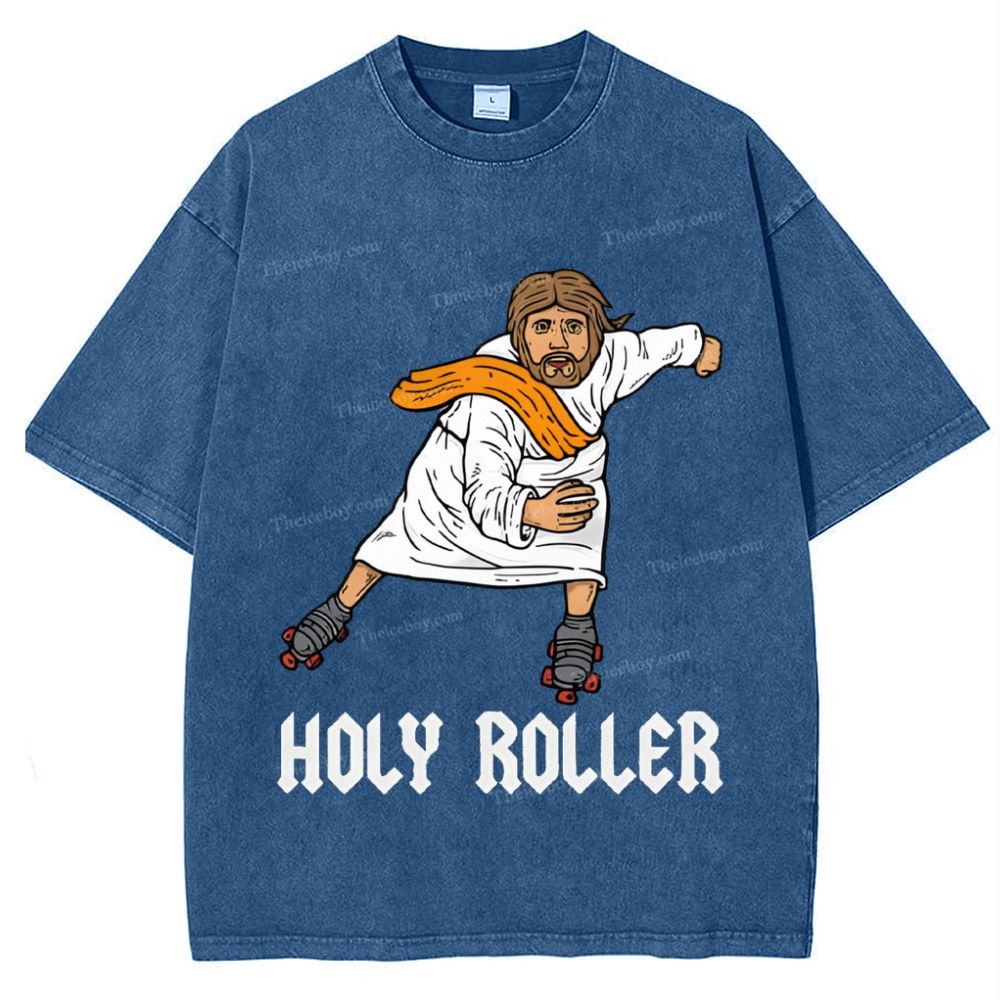 Holy Roller Snowflake Vintage Washed T-Shirt