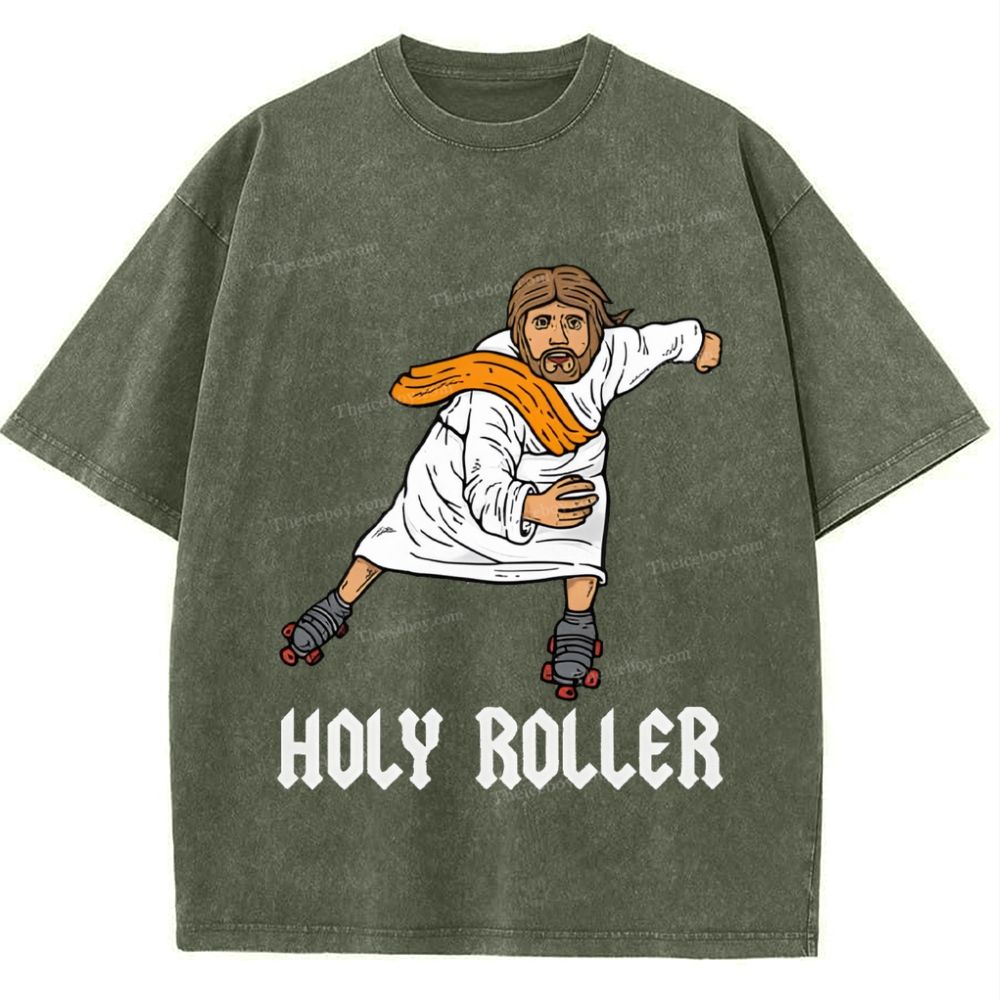 Holy Roller Snowflake Vintage Washed T-Shirt
