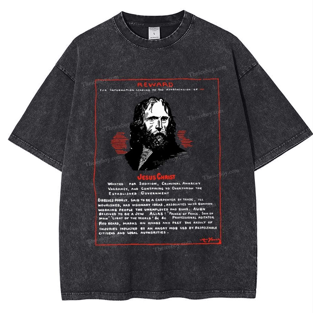 Reward for Jesus Snowflake Vintage Washed T-Shirt