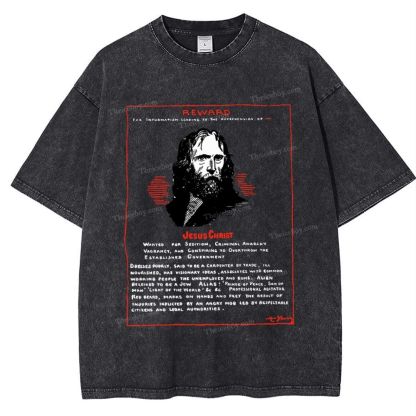 Reward for Jesus Snowflake Vintage Washed T-Shirt