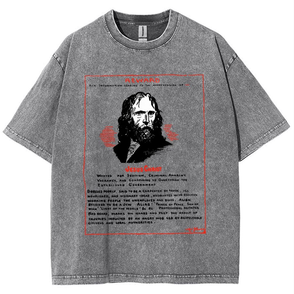 Reward for Jesus Snowflake Vintage Washed T-Shirt