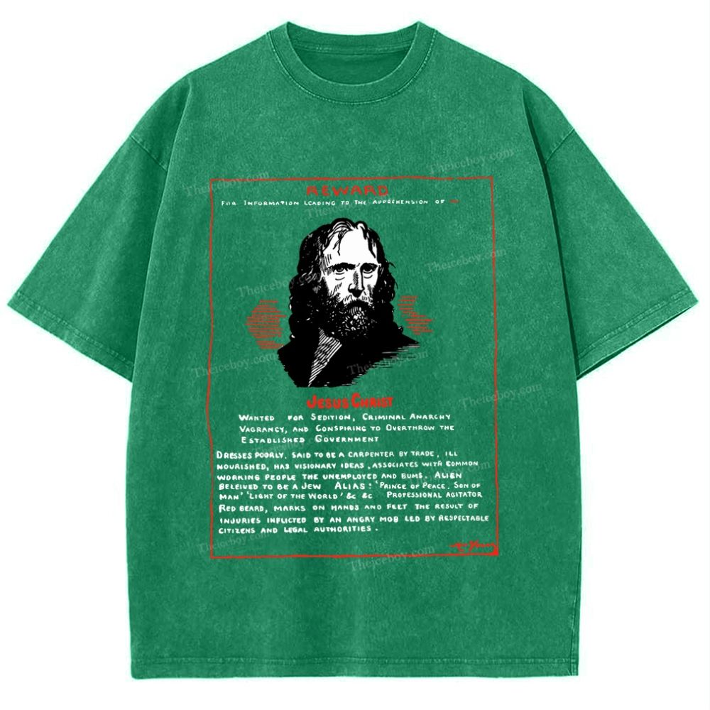 Reward for Jesus Snowflake Vintage Washed T-Shirt