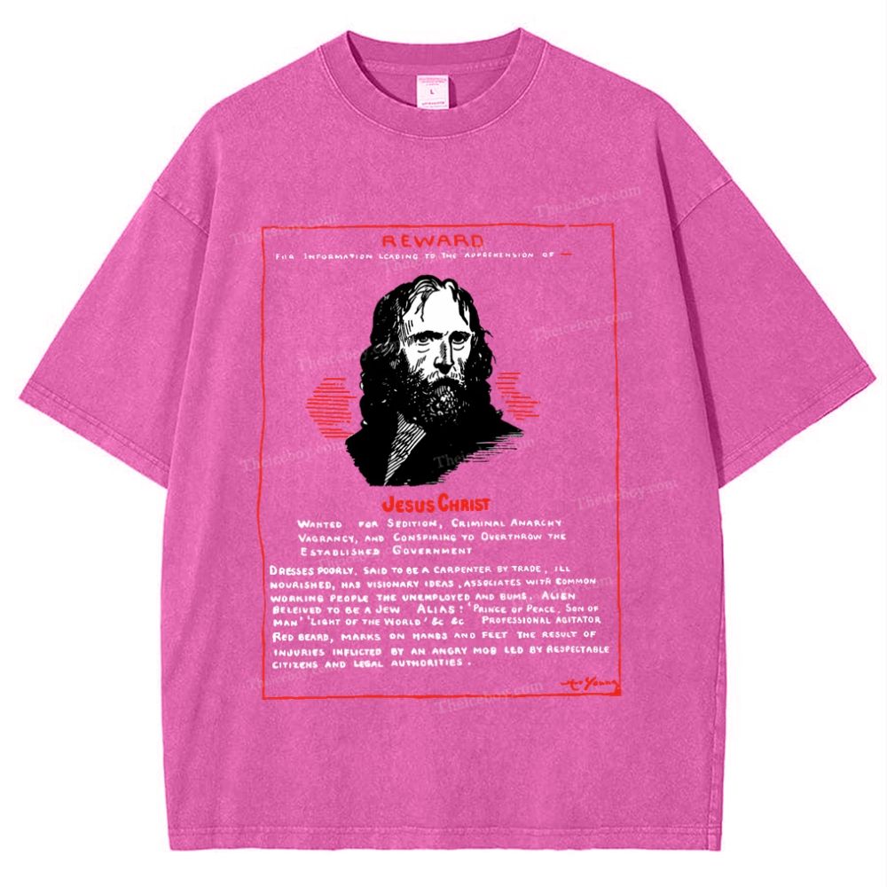 Reward for Jesus Snowflake Vintage Washed T-Shirt