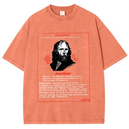 Reward for Jesus Snowflake Vintage Washed T-Shirt