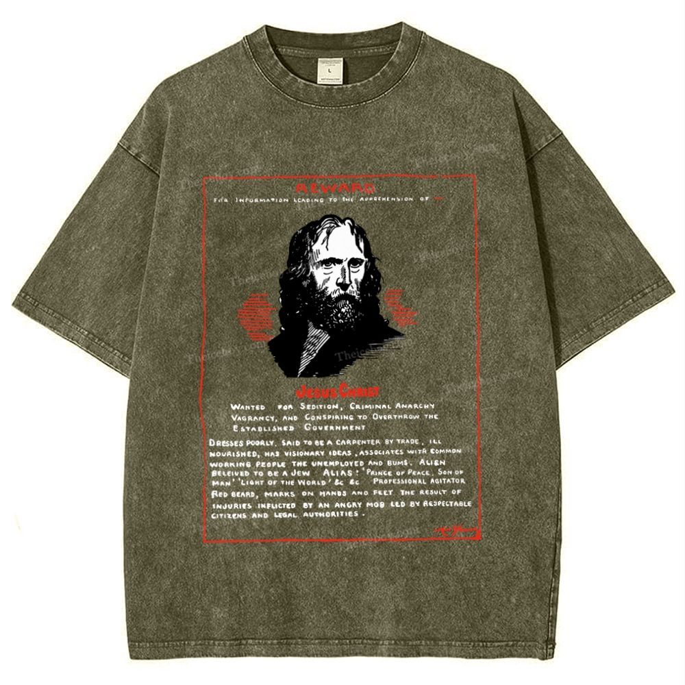 Reward for Jesus Snowflake Vintage Washed T-Shirt